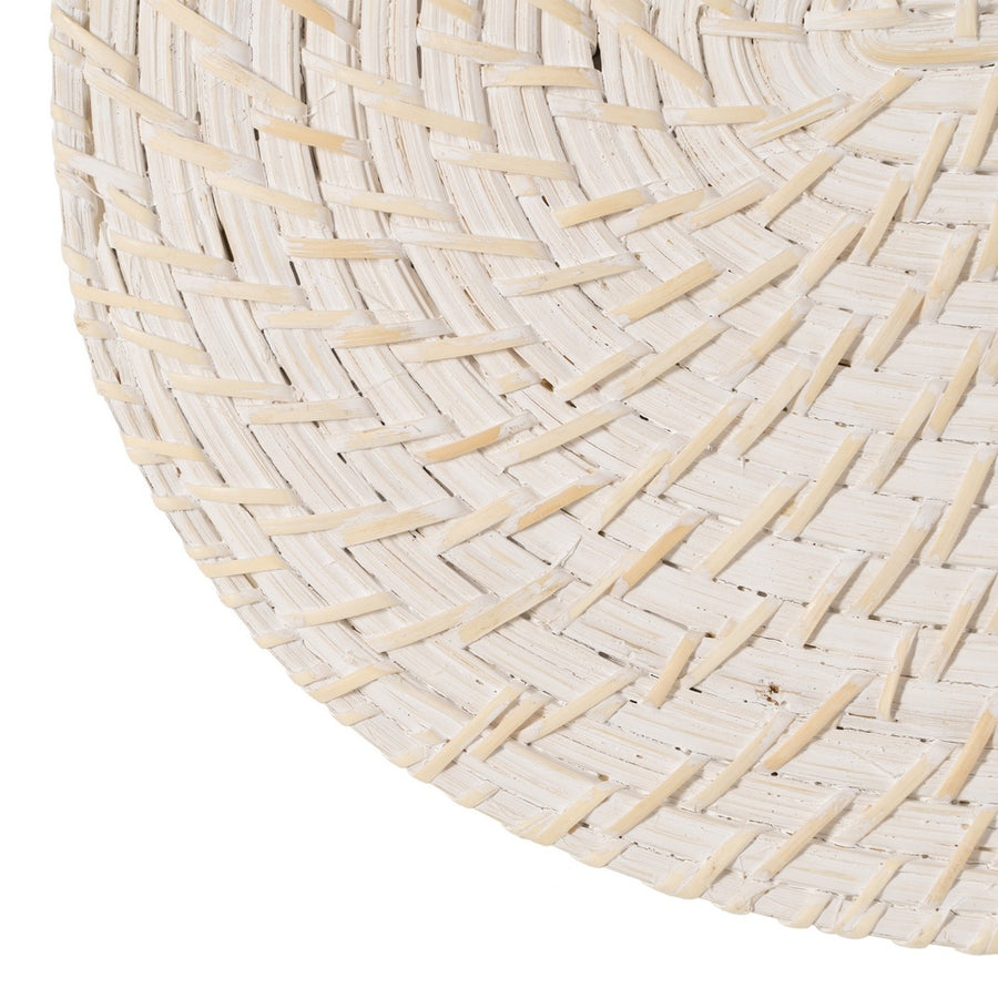 SALVAMANTEL BLANCO FIBRA NATURAL COCINA 40 X 30 CM