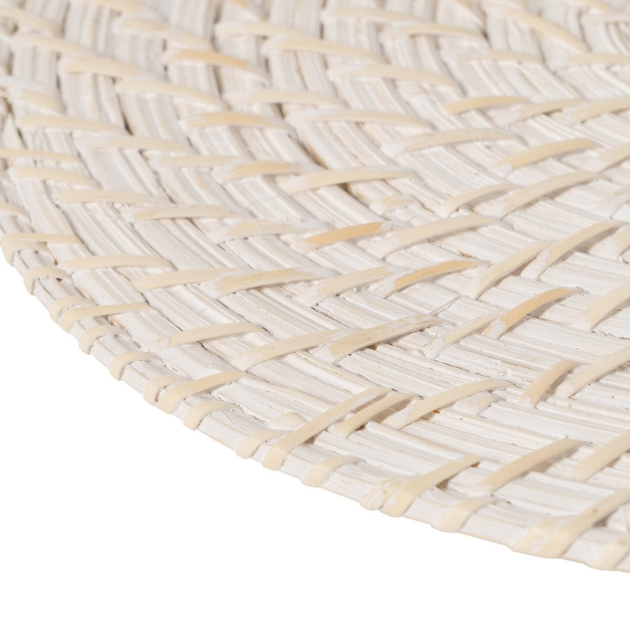 SALVAMANTEL BLANCO FIBRA NATURAL COCINA 40 X 30 CM