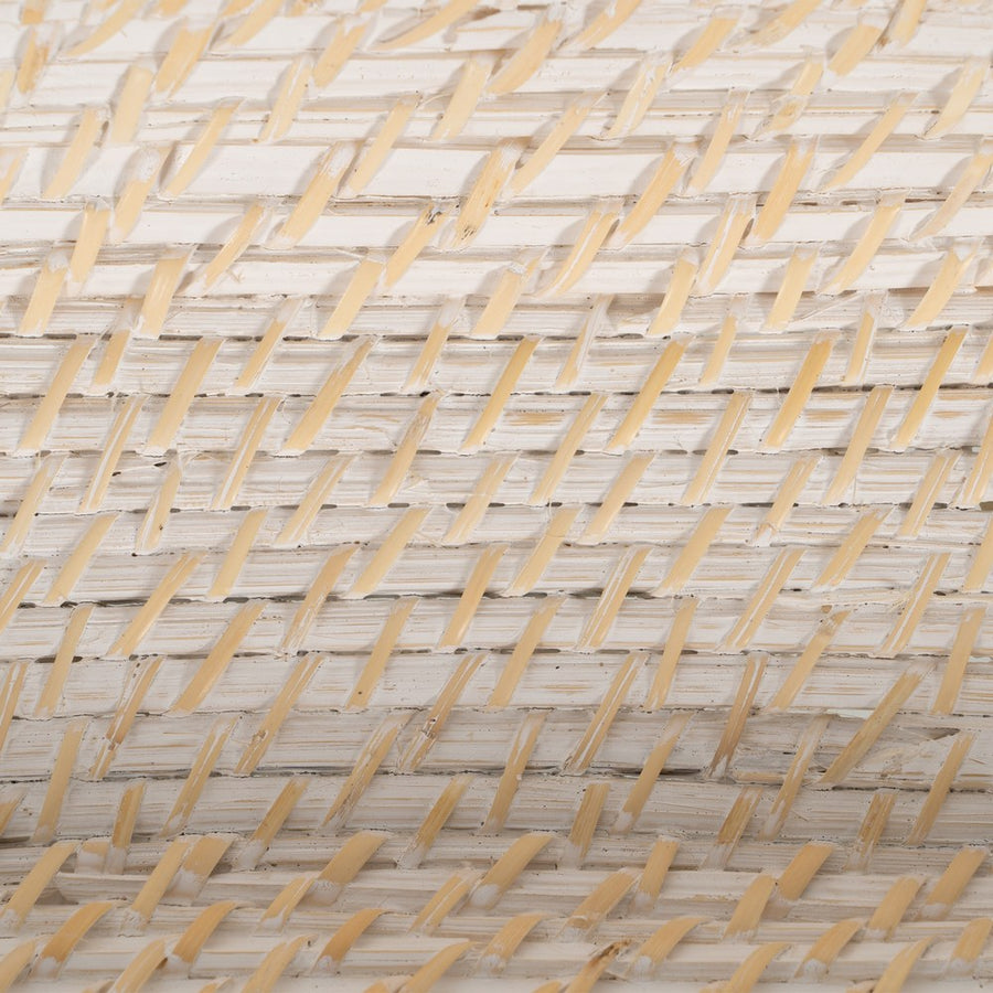 S/2 BANDEJA BLANCO FIBRA NATURAL 44 X 17 X 7 CM