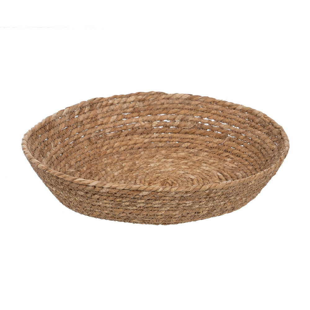 S/2 CENTRO MESA FIBRA NATURAL DECORACIÓN 31 X 31 X 7 CM