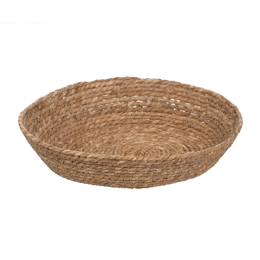 S/2 CENTRO MESA FIBRA NATURAL DECORACIÓN 31 X 31 X 7 CM