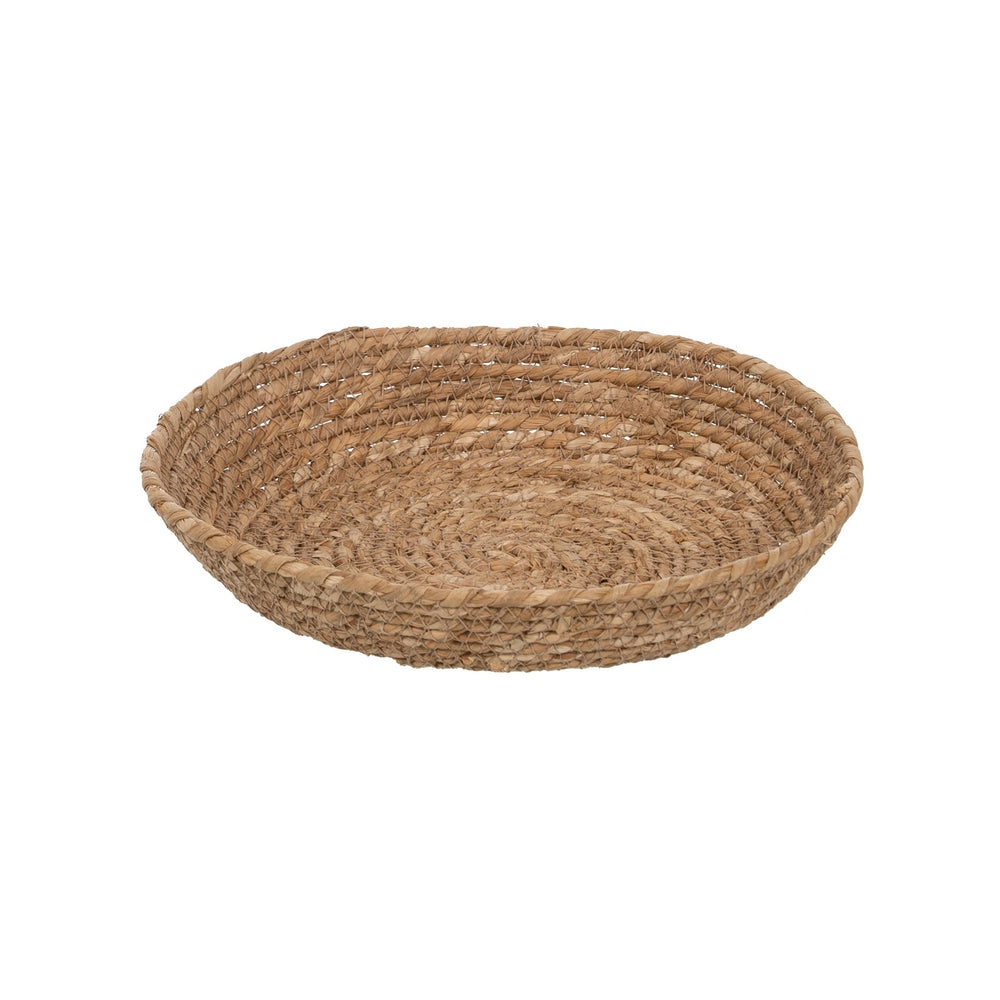 S/2 CENTRO MESA FIBRA NATURAL DECORACIÓN 31 X 31 X 7 CM