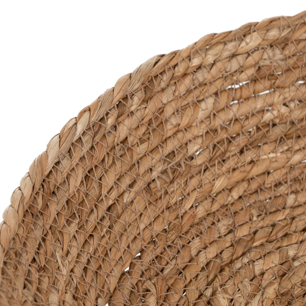 S/2 CENTRO MESA FIBRA NATURAL DECORACIÓN 31 X 31 X 7 CM