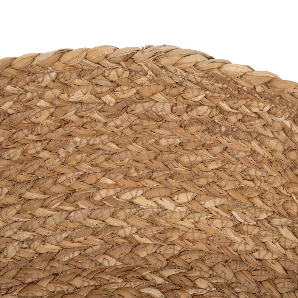 S/3 CESTA FIBRA NATURAL DECORACIÓN 34 X 34 X 11 CM