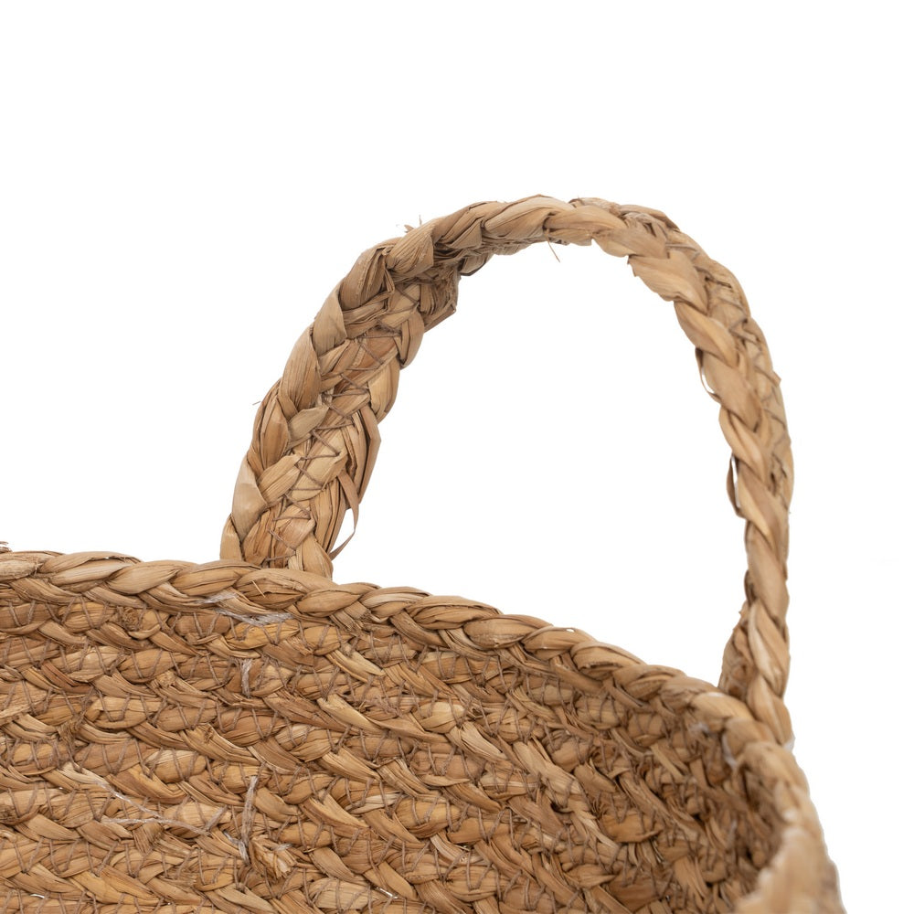 CESTA FIBRA NATURAL DECORACI�N 37 X 37 X 21 CM