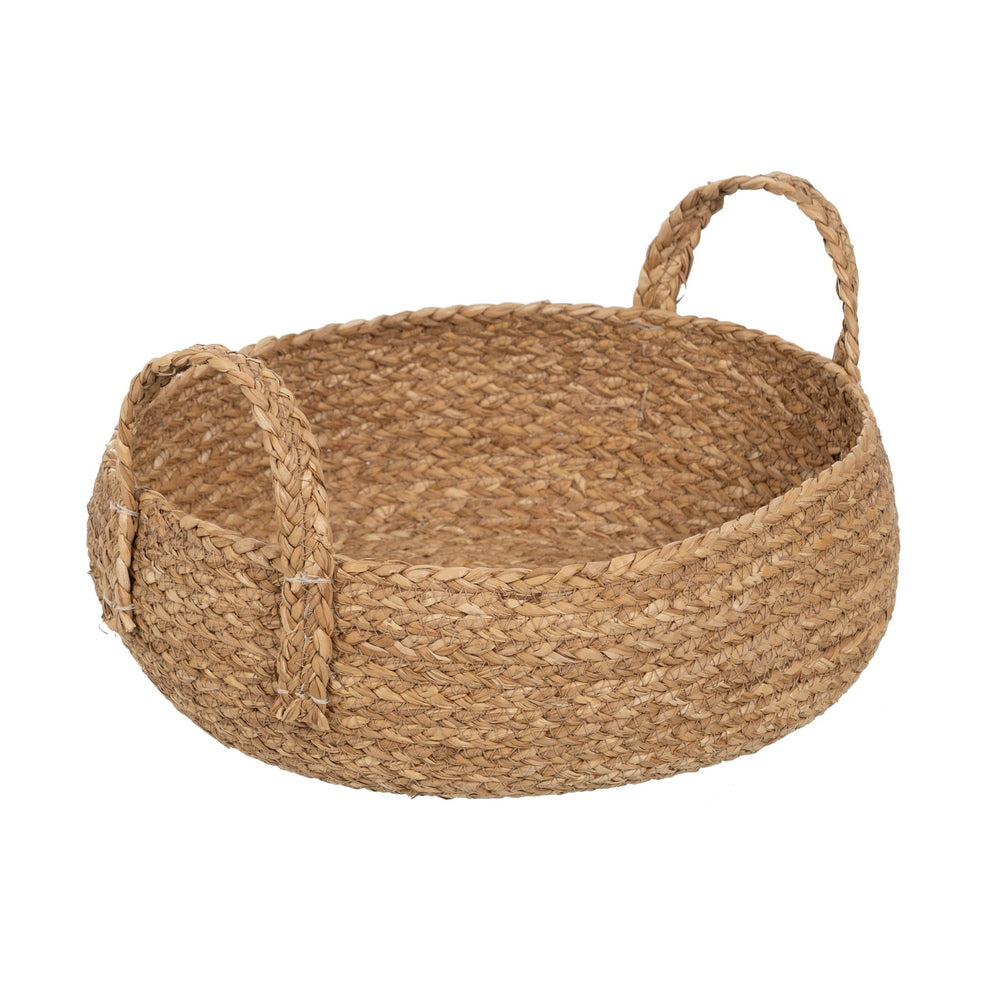 CESTA FIBRA NATURAL DECORACI�N 37 X 37 X 21 CM