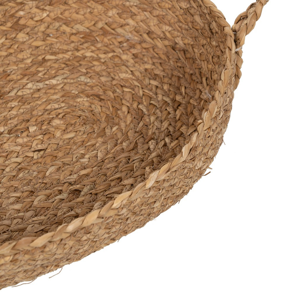 S/2 CESTA FIBRA NATURAL DECORACIÓN 48 X 32 X 18 CM