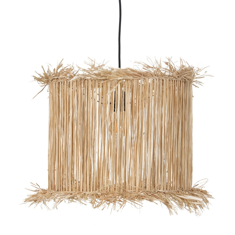 NATURAL FIBER CEILING LAMP LIGHTING 40 X 40 X 32 CM