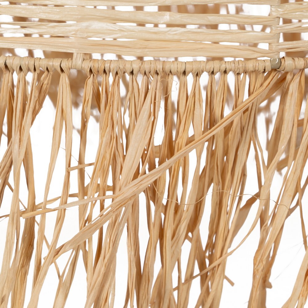NATURAL FIBER CEILING LAMP LIGHTING 43 X 43 X 49 CM