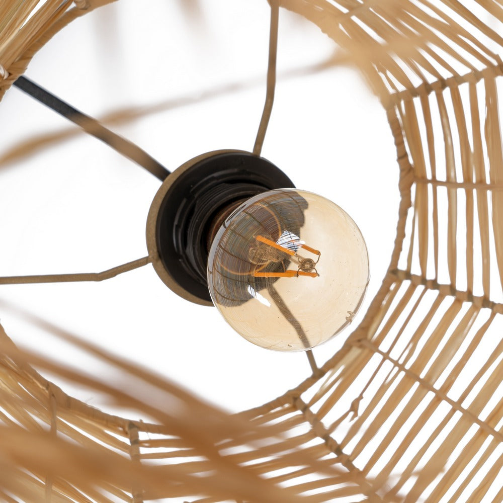 NATURAL FIBER CEILING LAMP LIGHTING 43 X 43 X 49 CM