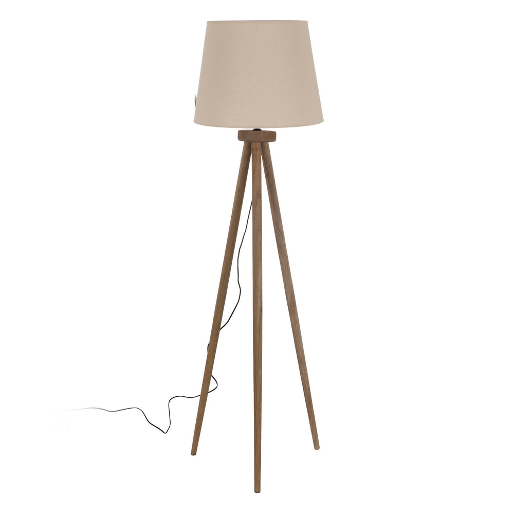 BEIGE FABRIC LAMP SHADE 45 X 45 X 34 CM