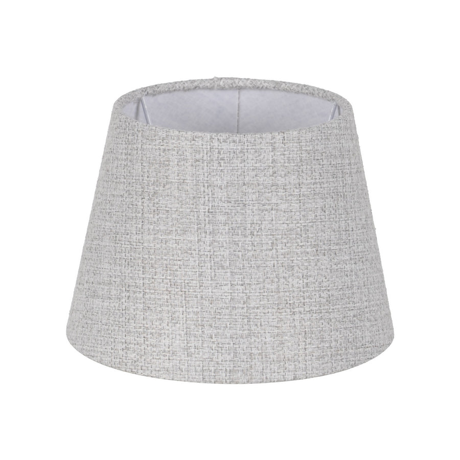 GREY FABRIC LAMPSHADE 25 X 25 X 18 CM