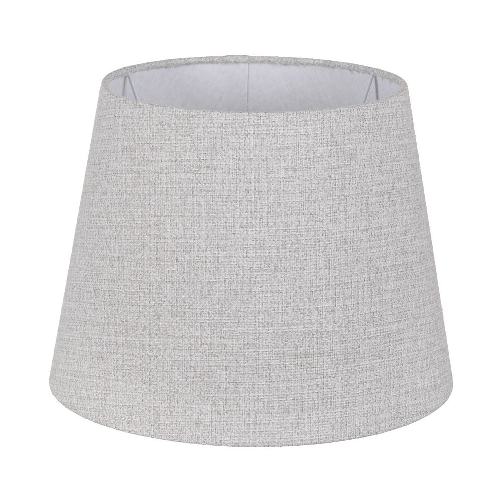 PANTALLA GRIS TEJIDO ILUMINACI�N 45 X 45 X 34 CM