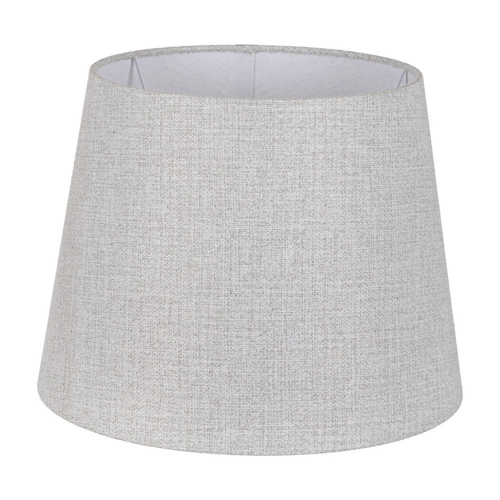 PANTALLA GRIS TEJIDO ILUMINACI�N 50 X 50 X 38 CM