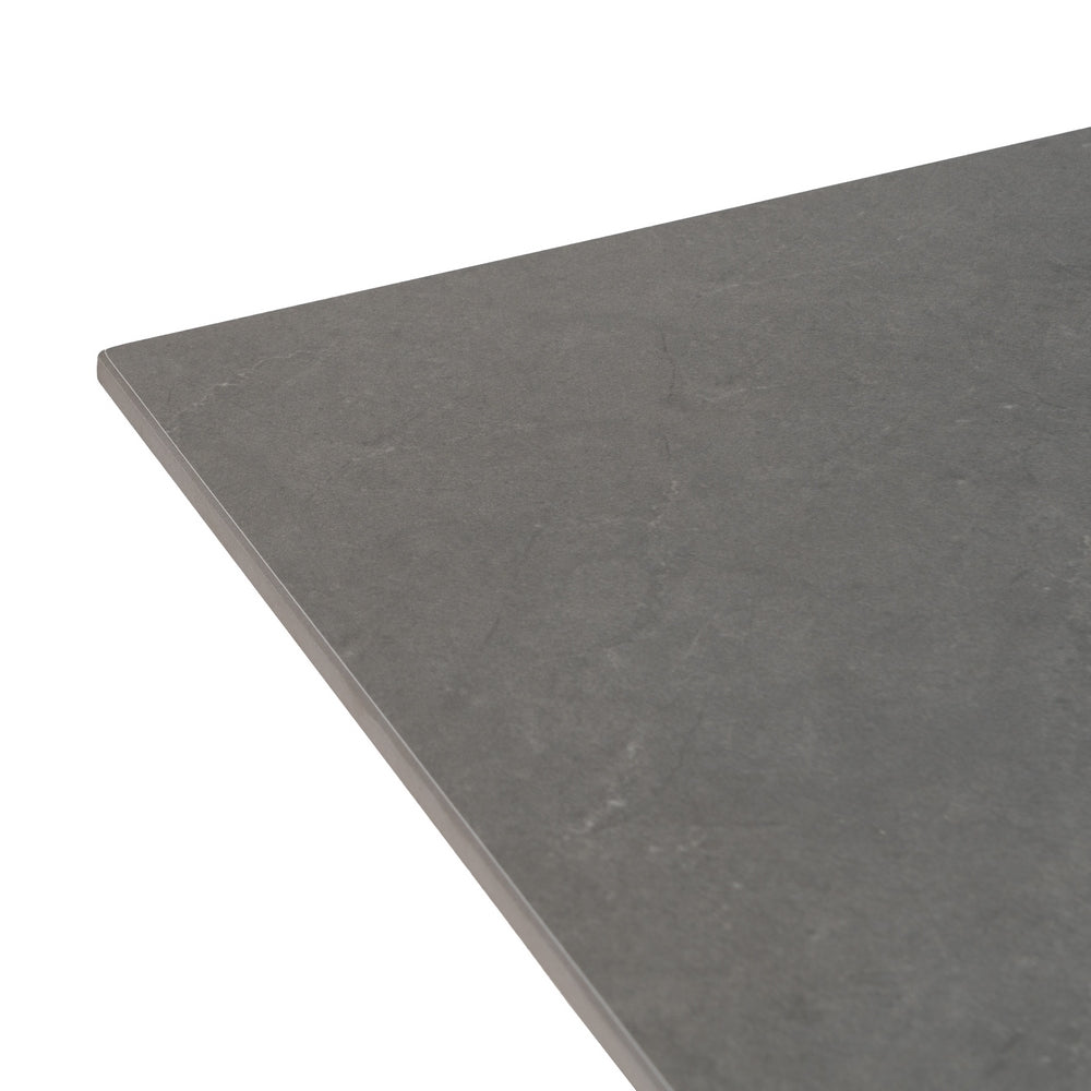 MESA EXTENSIBLE GRIS-NEGRO 170 X 90 X 76 CM