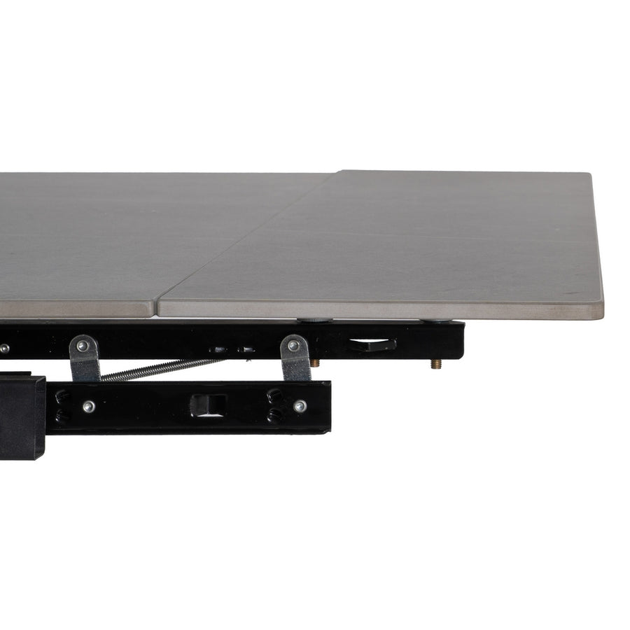 MESA EXTENSIBLE GRIS-NEGRO 170 X 90 X 76 CM