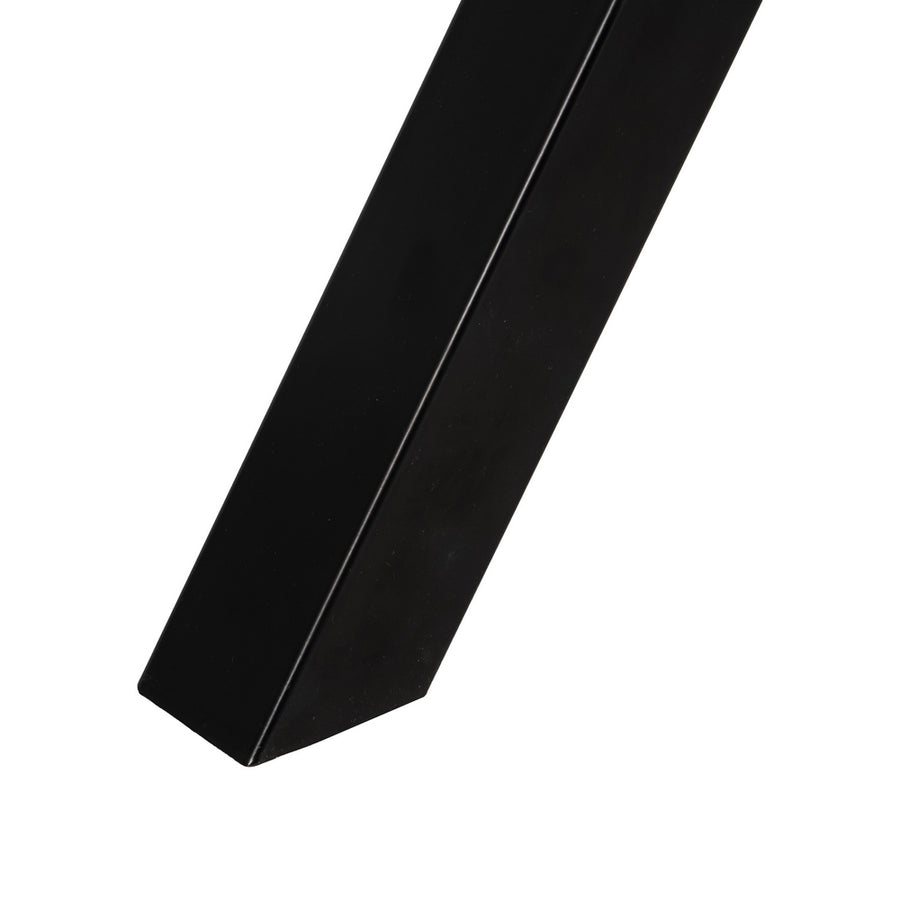 MESA EXTENSIBLE BLANCO-NEGRO 120 X 120 X 75 CM