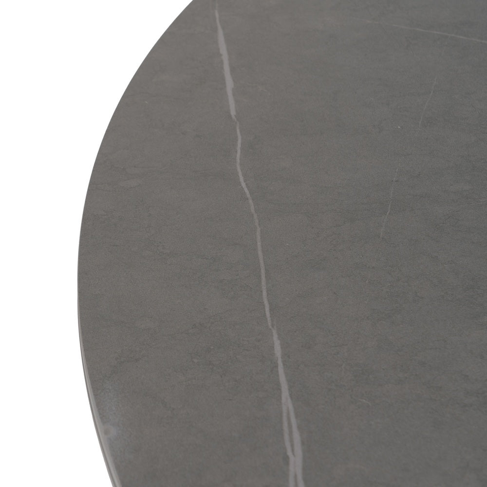 MESA EXTENSIBLE GRIS-NEGRO 120 X 120 X 75 CM