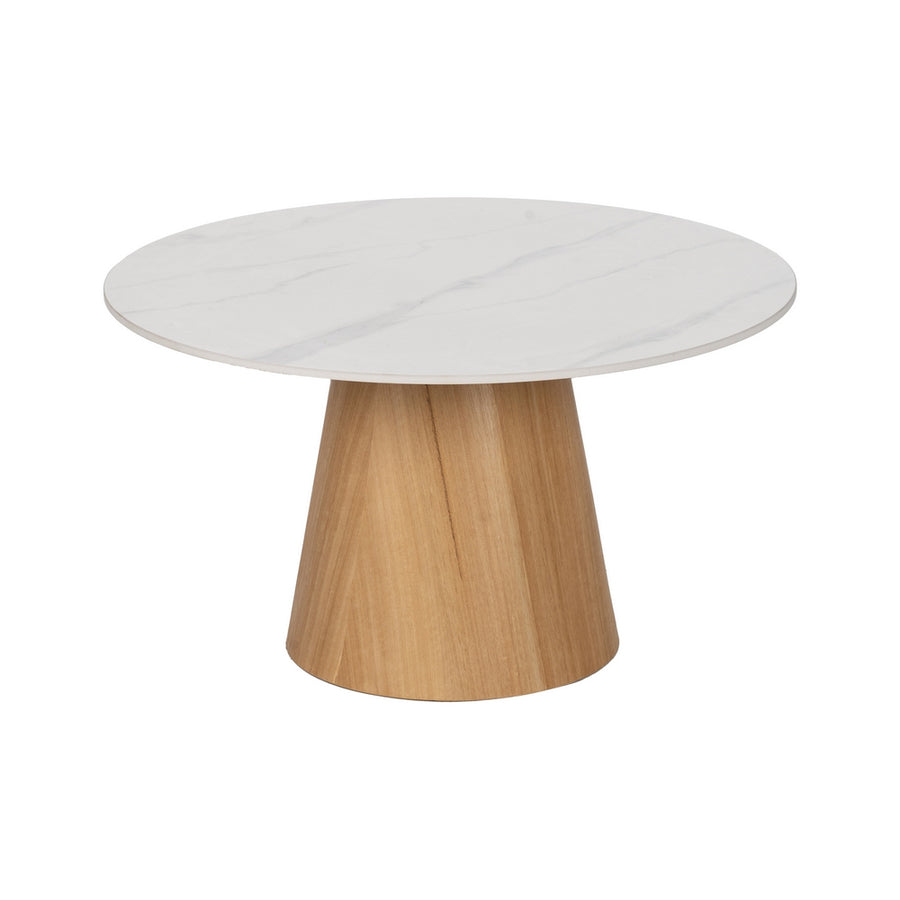 MESA CENTRO BLANCO-NATURAL 80 X 80 X 45 CM