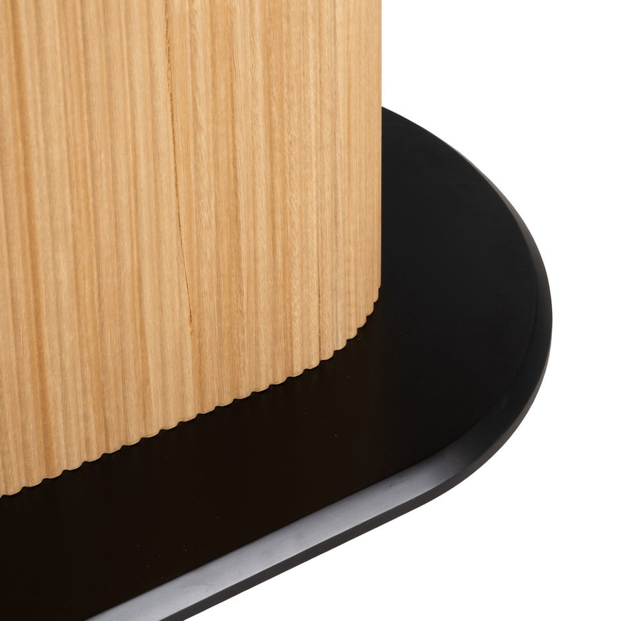 MESA COMEDOR BLANCO-NATURAL 180 X 90 X 75 CM