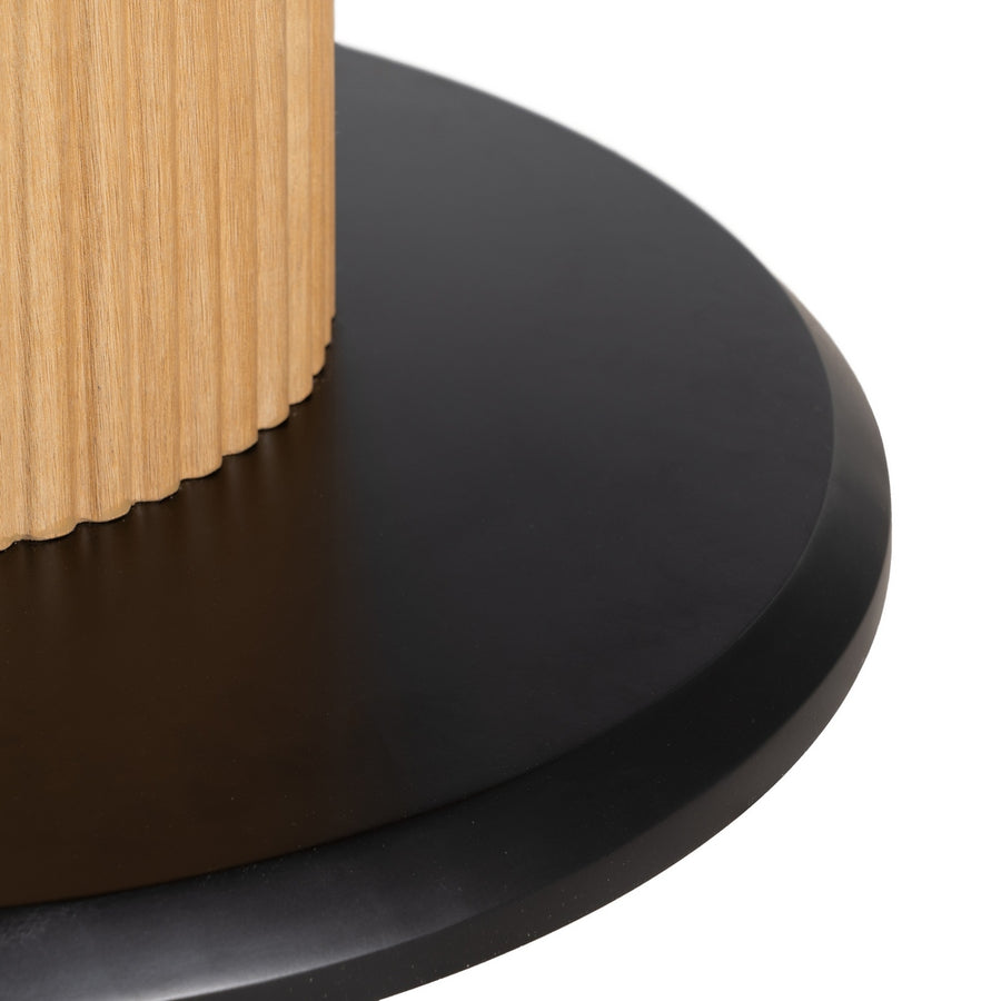 MESA COMEDOR BLANCO-NATURAL 180 X 90 X 75 CM