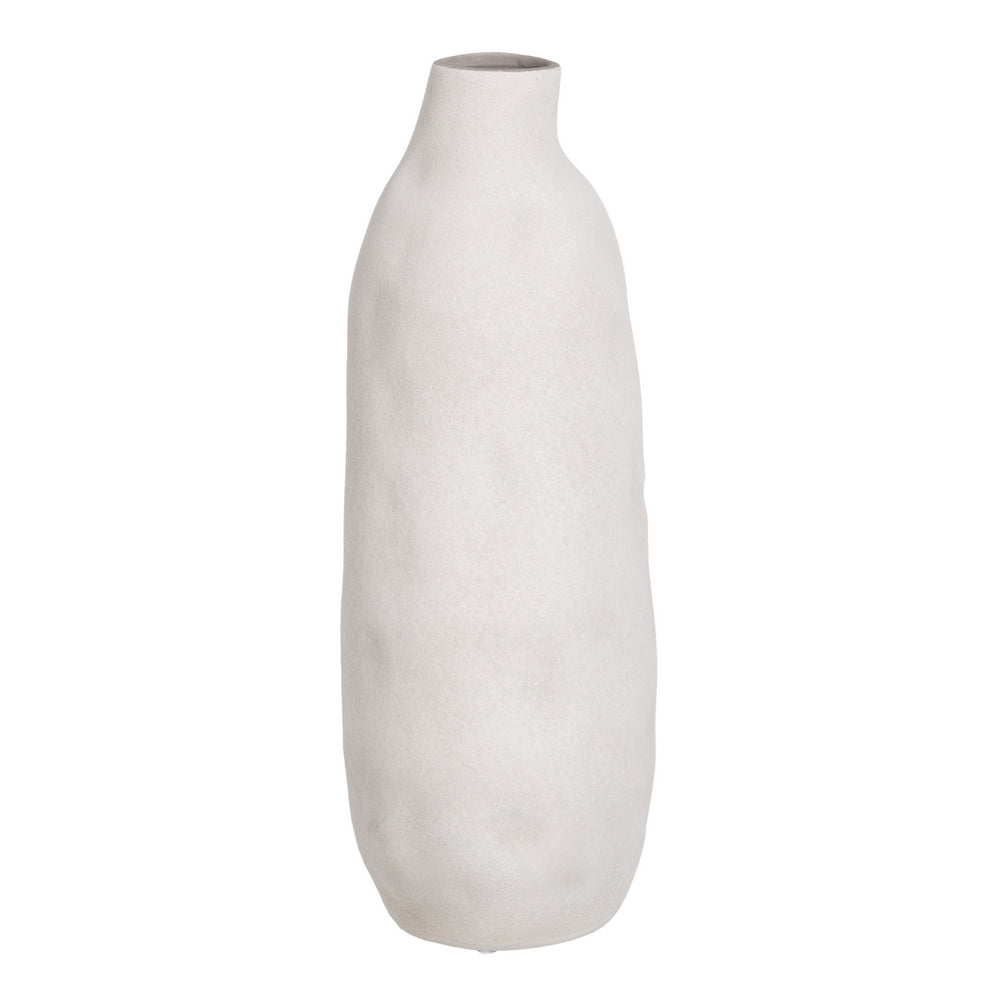 JARR�N BLANCO ROTO CER�MICA DECORACI�N 24 X 24 X 70 CM