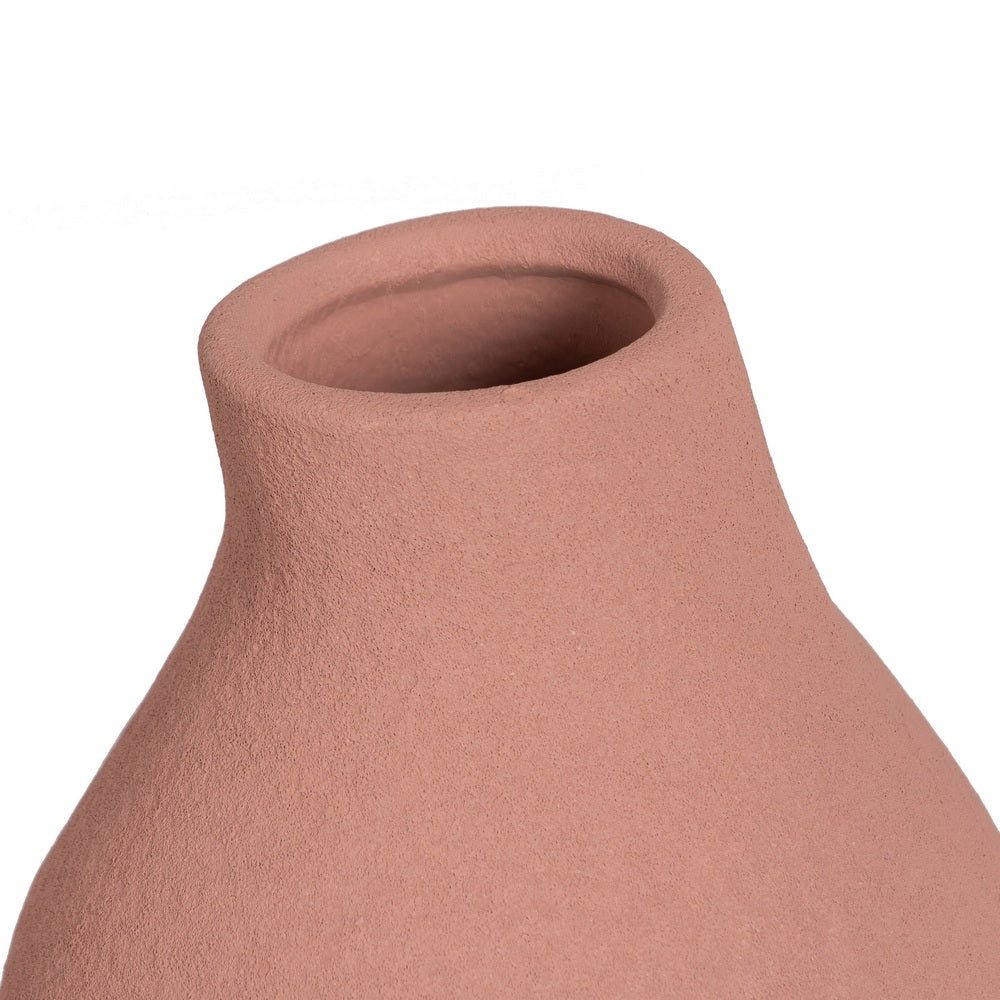 TERRACOTTA CERAMIC VASE DECORATION 22 X 22 X 60 CM
