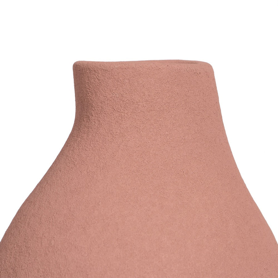 JARRÓN TERRACOTA CERÁMICA DECORACIÓN 22 X 22 X 60 CM