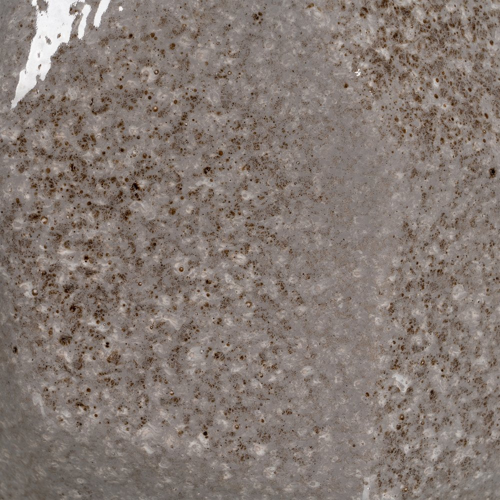 GREY CERAMIC DECORATIVE VASE 23 X 23 X 35 CM