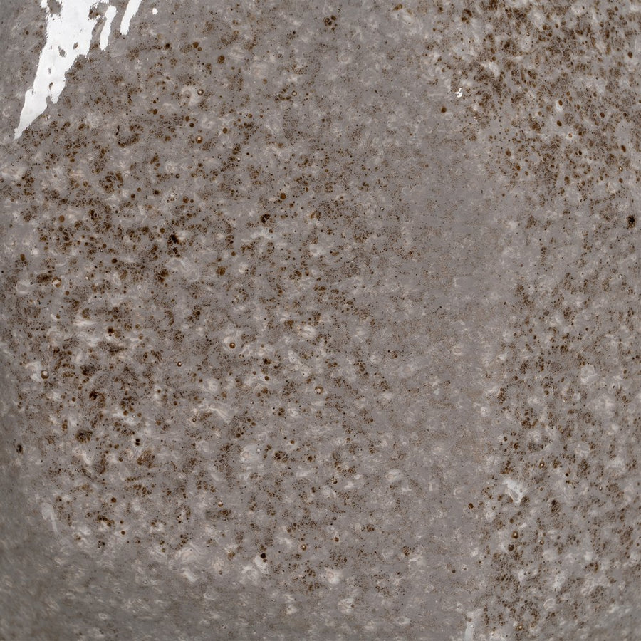 JARRÓN GRIS CERÁMICA DECORACIÓN 23 X 23 X 35 CM