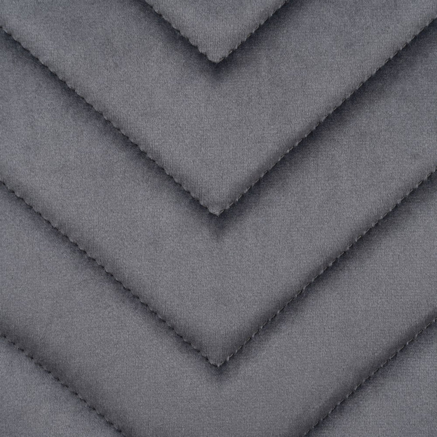 SILLA GRIS TERCIOPELO CONTRACT 45 X 51 X 88,50 CM
