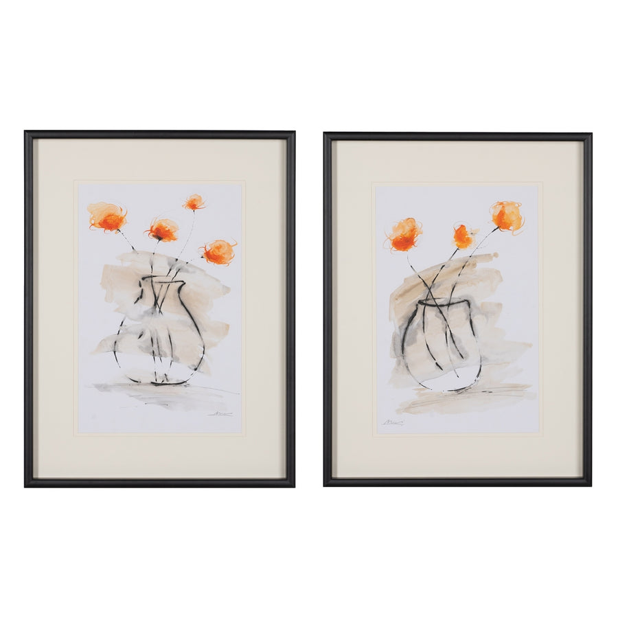CUADRO PINTURA JARRÓN-FLORES 2/M 60 X 4 X 80 CM