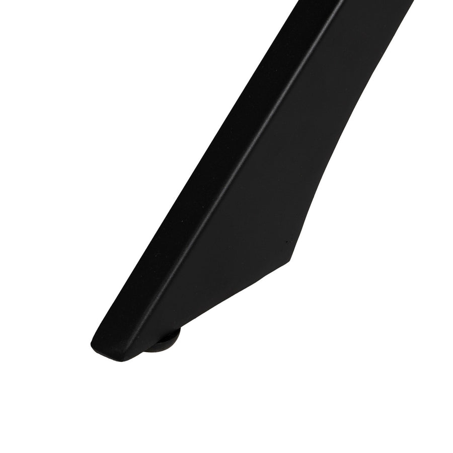 MESA EXTENSIBLE MARMOLADA BEIGE-NEGRO 180 X 90 X 76 CM