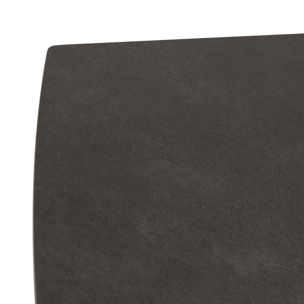 MESA EXTENSIBLE GRIS OSCURO 180 X 90 X 76 CM