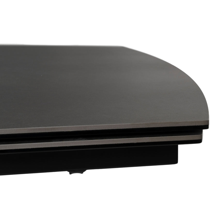 MESA EXTENSIBLE GRIS OSCURO 180 X 90 X 76 CM