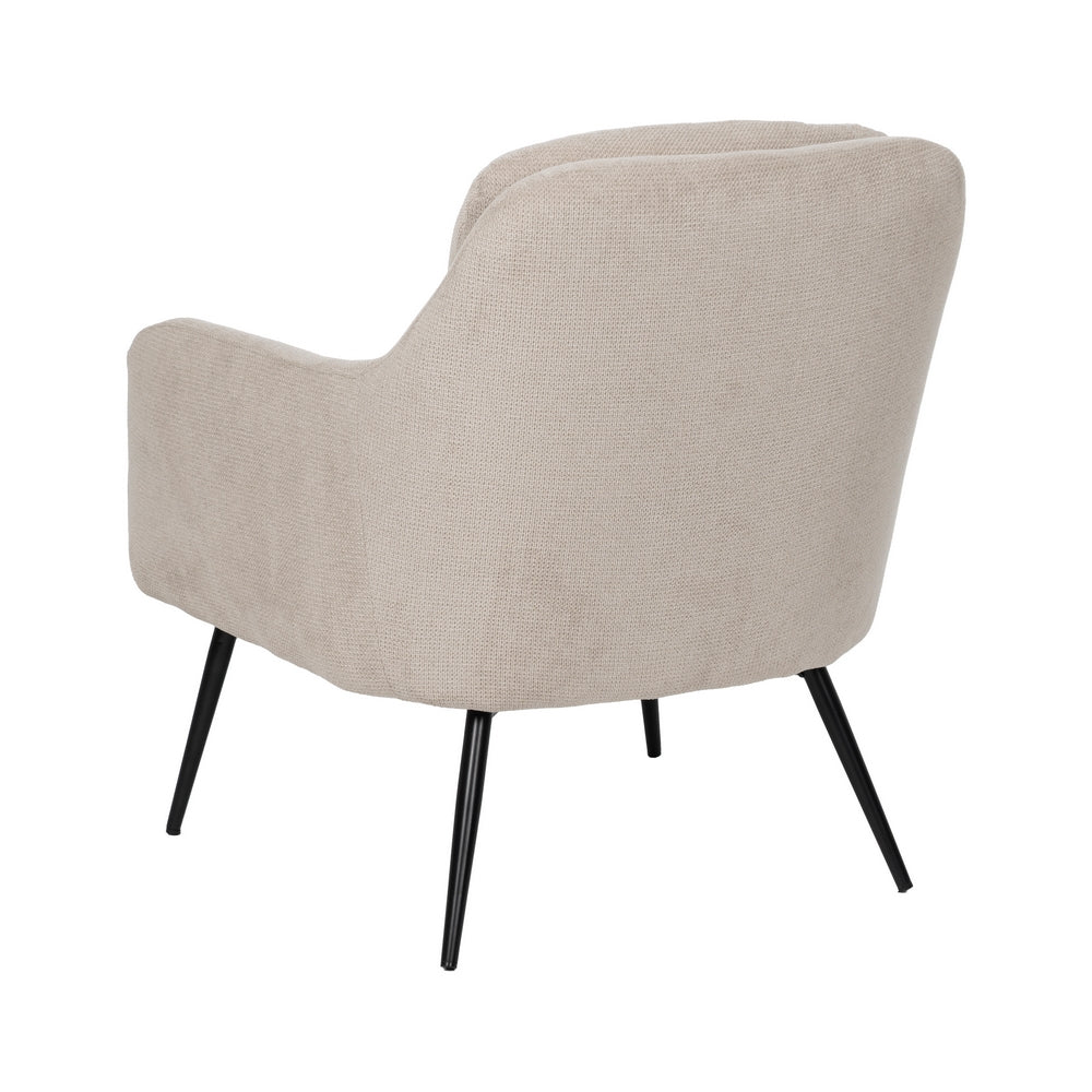 SILL�N BEIGE TEJIDO-METAL 69 X 73 X 79 CM