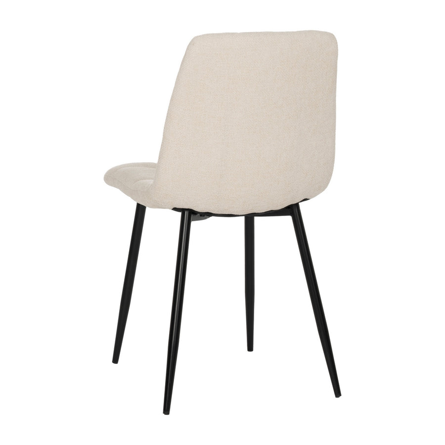 CHAIR WHITE FABRIC-METAL CONTRACT 44 X 42 X 89 CM
