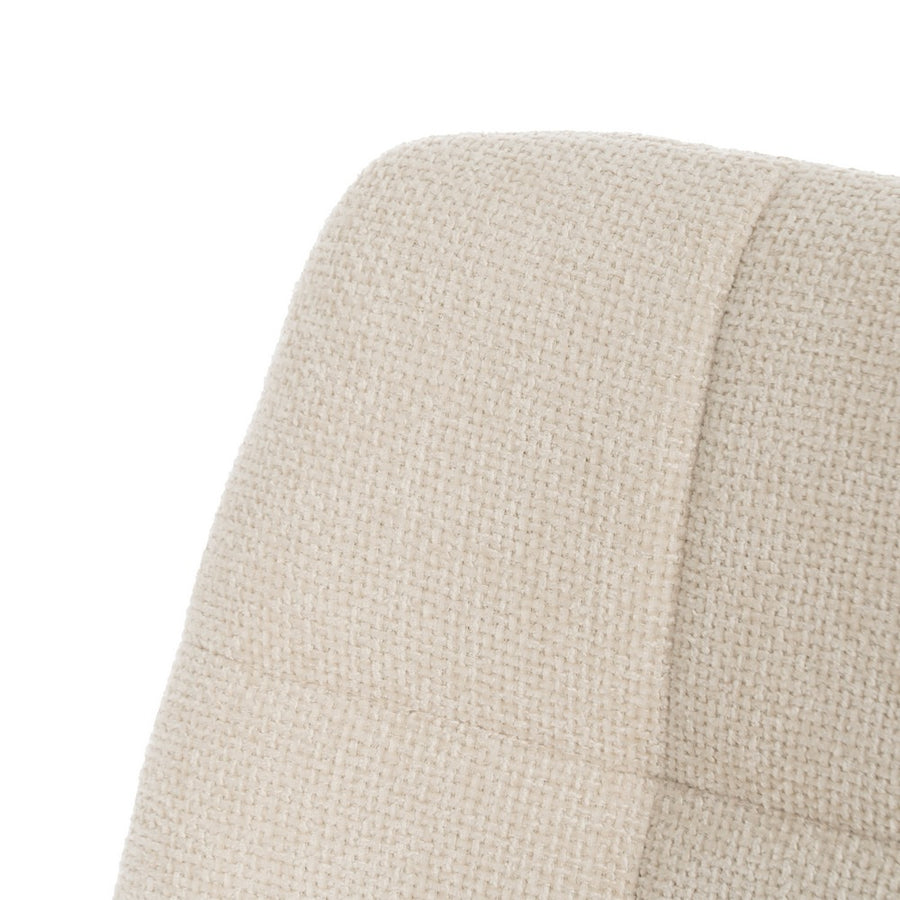CHAIR WHITE FABRIC-METAL CONTRACT 44 X 42 X 89 CM