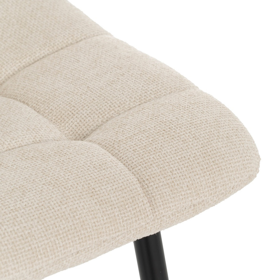 CHAIR WHITE FABRIC-METAL CONTRACT 44 X 42 X 89 CM