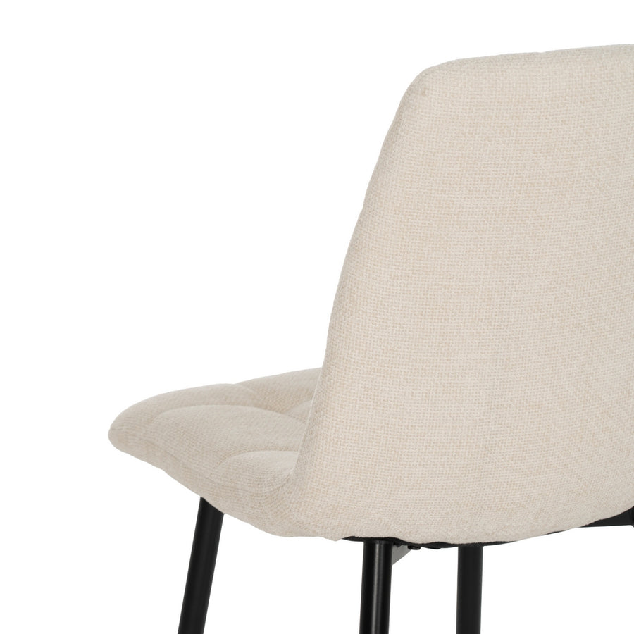 CHAIR WHITE FABRIC-METAL CONTRACT 44 X 42 X 89 CM