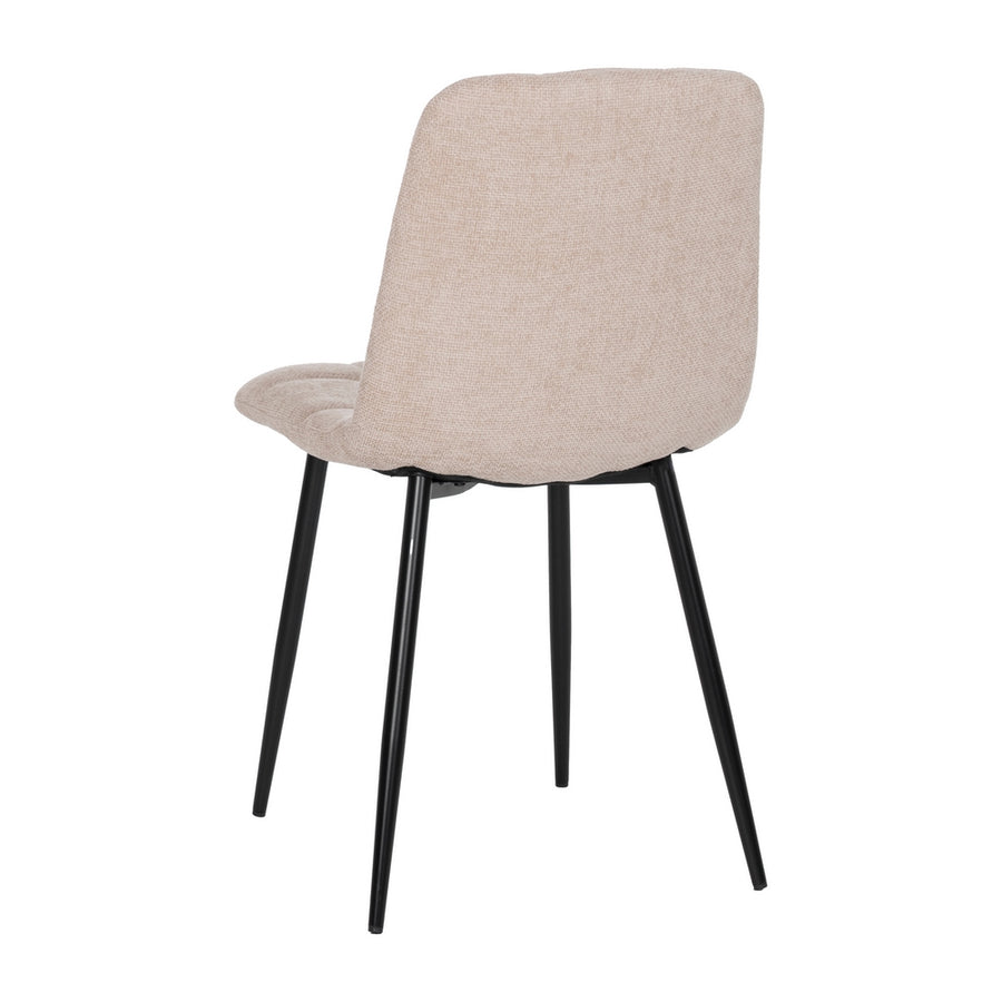 SILLA BEIGE TEJIDO-METAL CONTRACT 44 X 42 X 89 CM