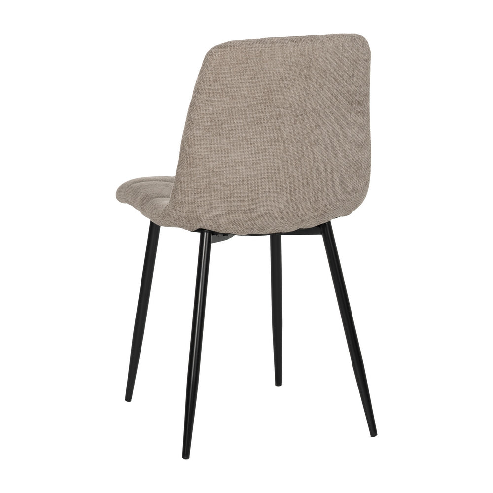 SILLA TAUPE TEJIDO-METAL CONTRACT 44 X 42 X 89 CM