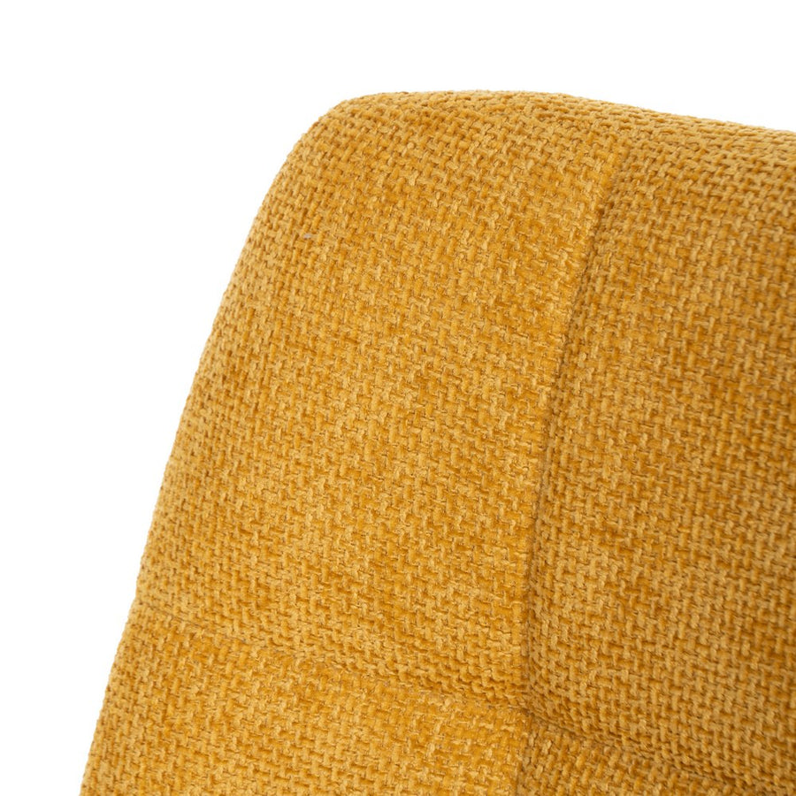 SILLA AMARILLO TEJIDO-METAL CONTRACT 44 X 42 X 89 CM