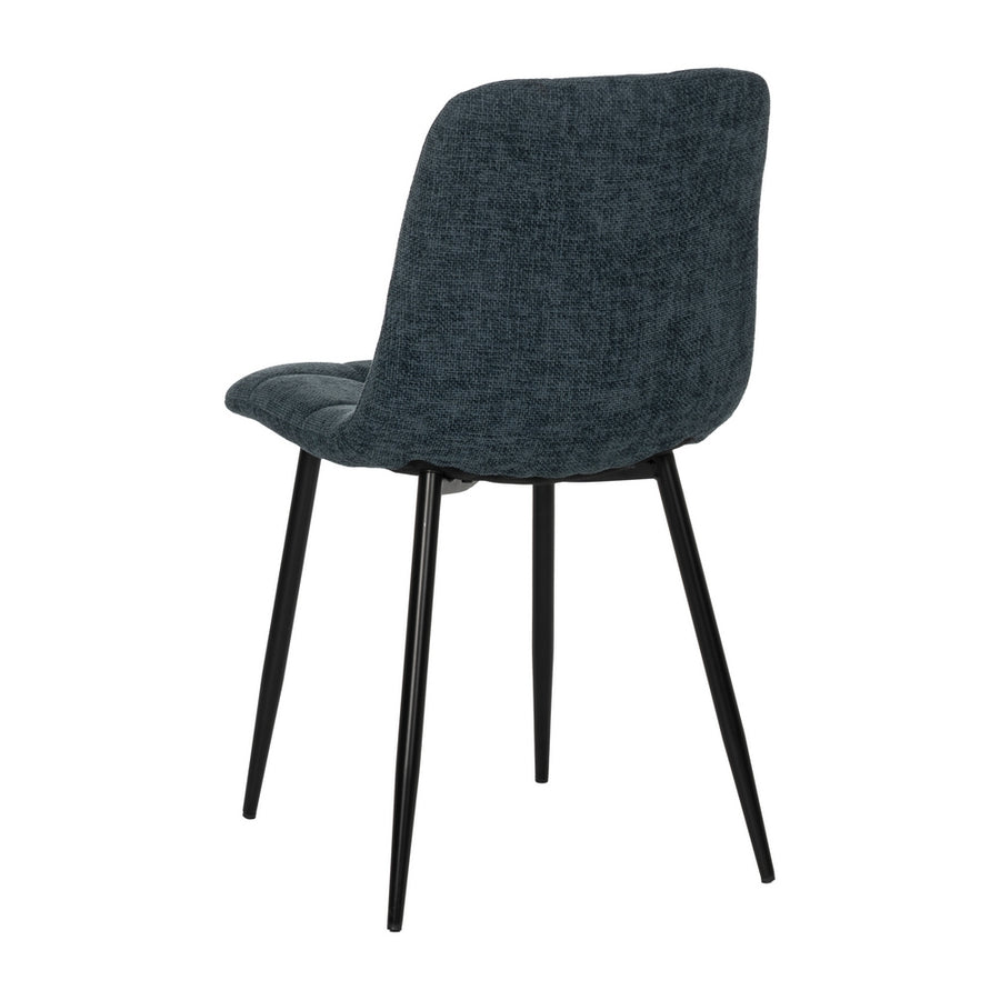 SILLA AZUL TEJIDO-METAL CONTRACT 44 X 42 X 89 CM