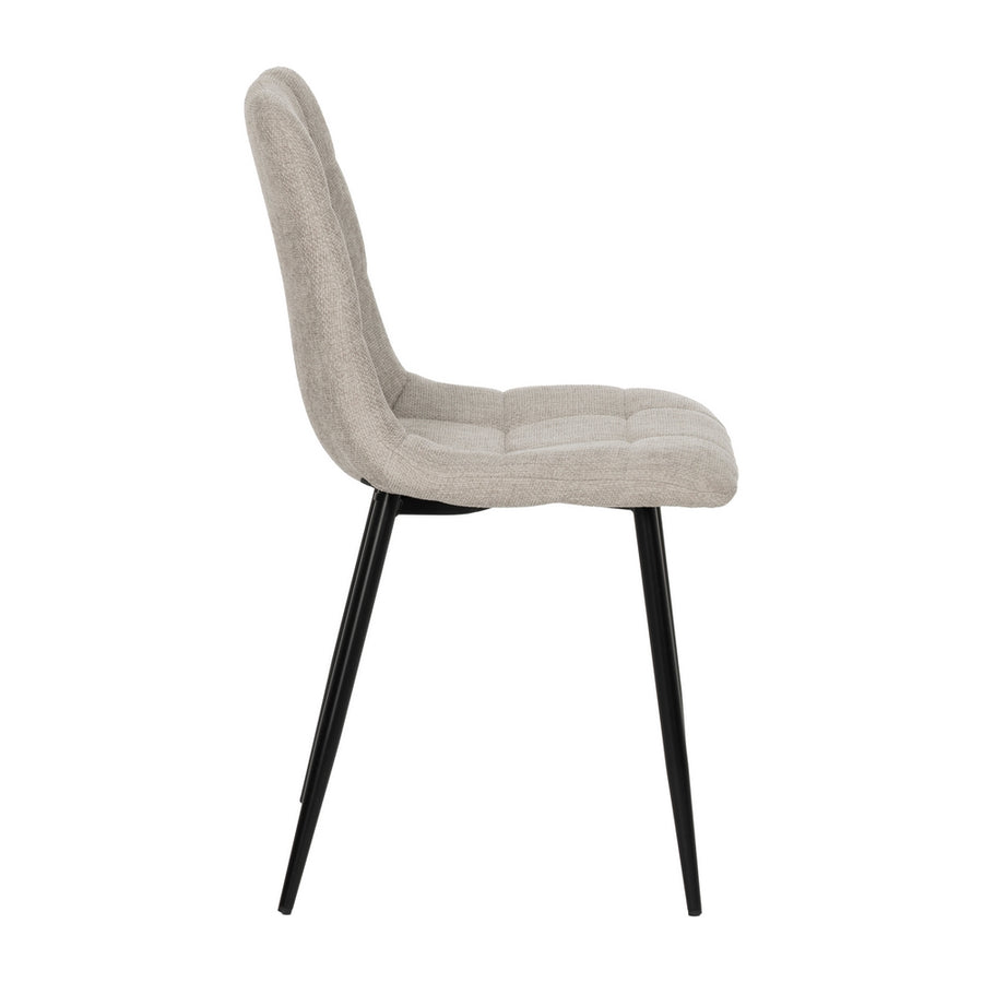 SILLA GRIS TEJIDO-METAL CONTRACT 44 X 42 X 89 CM
