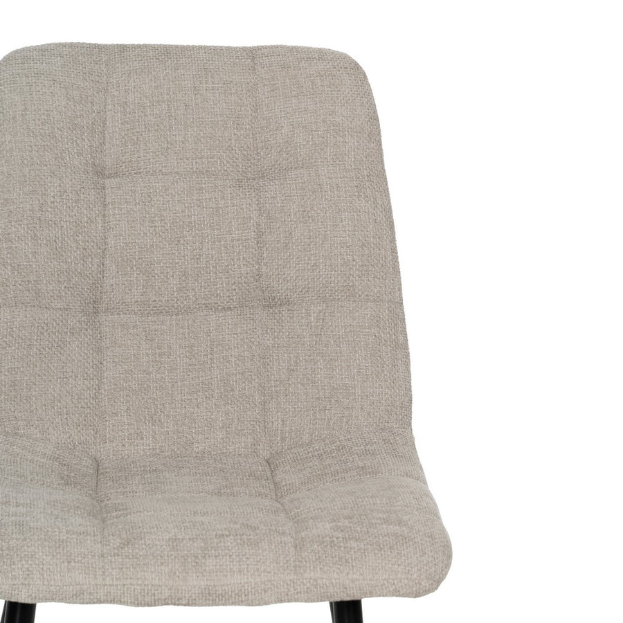 SILLA GRIS TEJIDO-METAL CONTRACT 44 X 42 X 89 CM