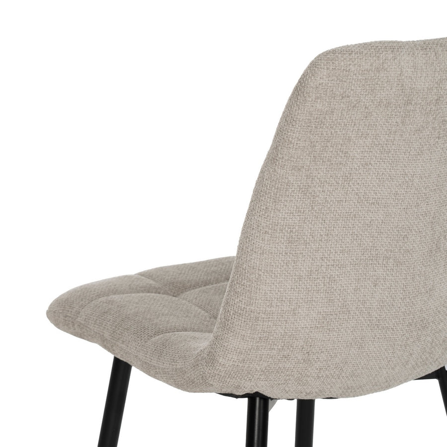 SILLA GRIS TEJIDO-METAL CONTRACT 44 X 42 X 89 CM