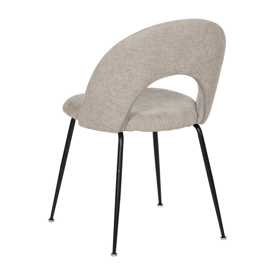 SILLA GRIS TEJIDO-METAL CONTRACT 49 X 60 X 81 CM