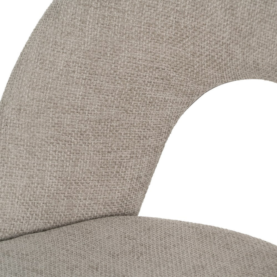 SILLA GRIS TEJIDO-METAL CONTRACT 49 X 60 X 81 CM