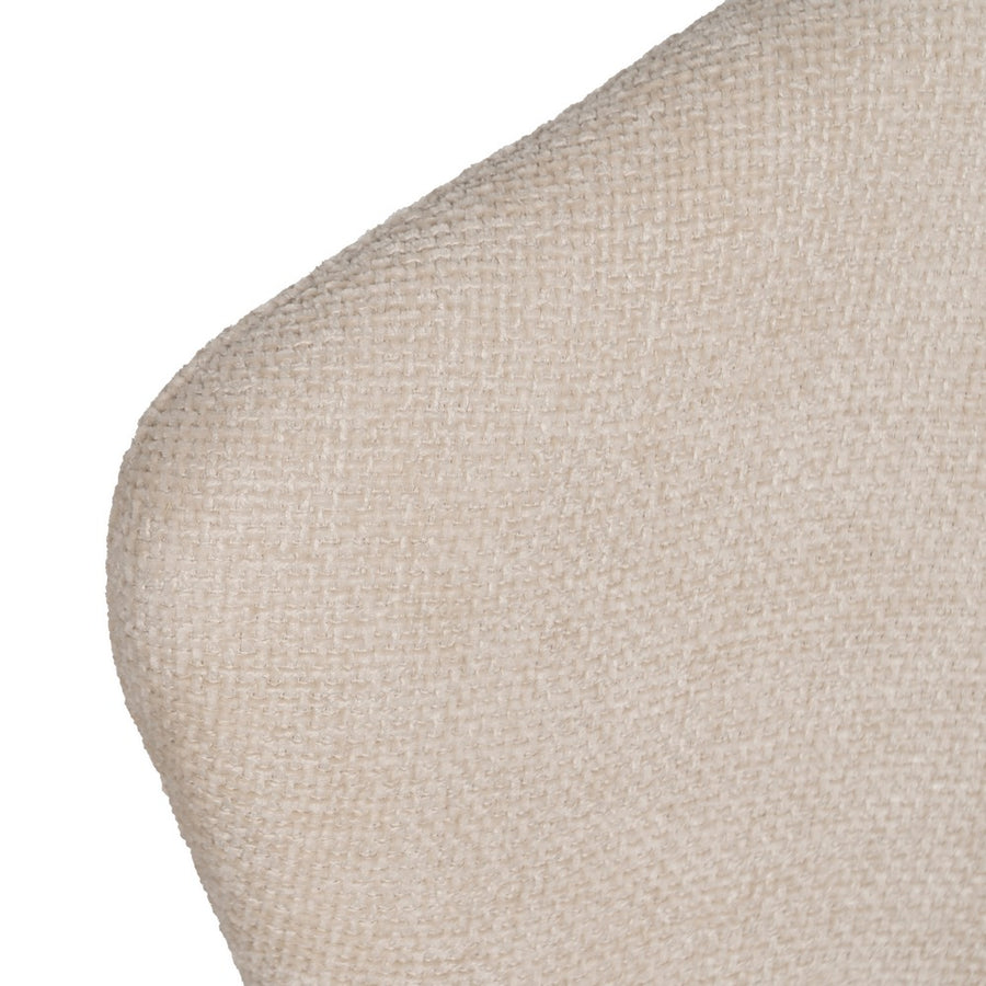 SILLA BLANCO TEJIDO-METAL CONTRACT 52,50 X 55 X 80 CM